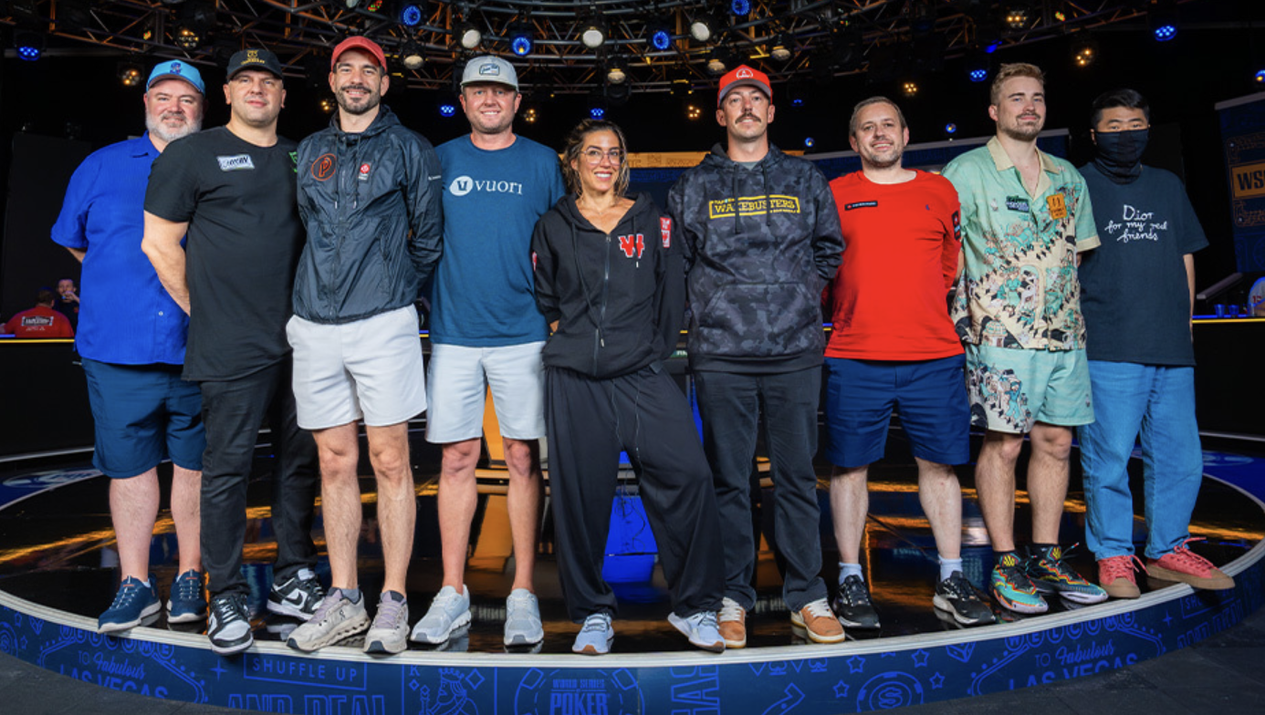 Final Nine Ready to Continue Battle for $10 million at World Series of Poker Main Event